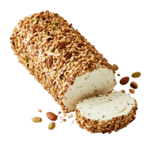 Rollo de queso con nuez