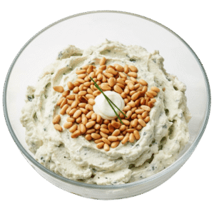 Mousse de Queso Roquefort con Piñón