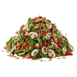 Ensalada	Champiñones, Fresas y Almendras