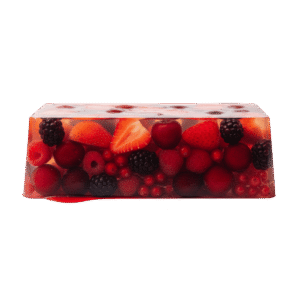 Gelatina Terrina de frutos rojos