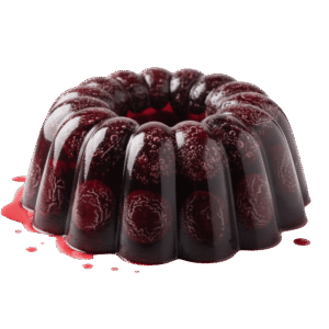 Gelatina de Vino Tinto con Ciruela Pasa