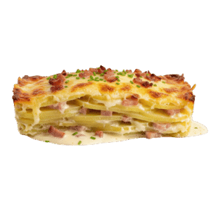 Gratín de Papa con Tocino