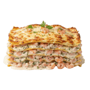 Lasagna de Camarones