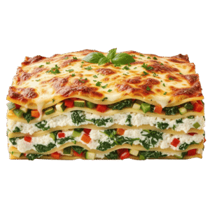 Lasagna Vegetariana con Queso Ricotta