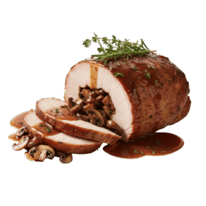 Lomo de Puerco Relleno De Champiñones