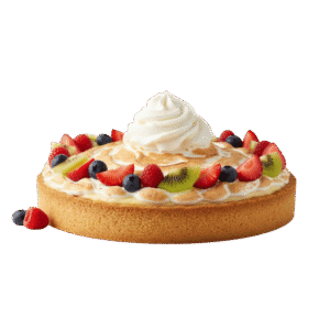 Pay de Limón con Frutas y Chantilly