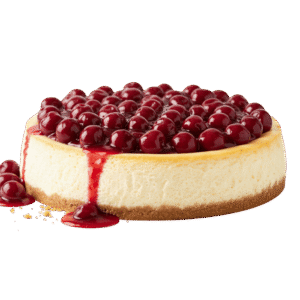 Pay de Queso con Cerezas