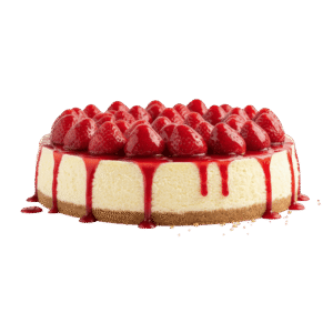 Pay de Queso con Fresas