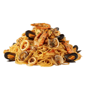 Espaguetti a la Zarzuela de Mariscos