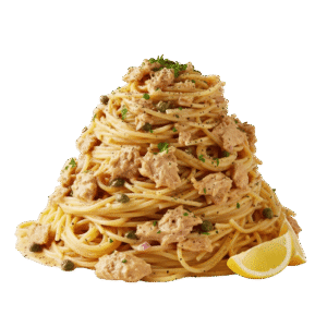 Espagueti en Salsa de Atún