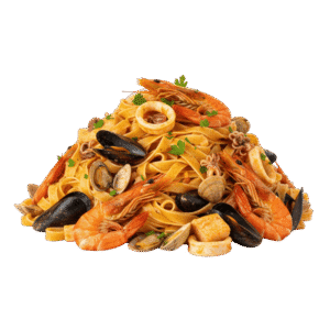 Tallarines	a la Zarzuela de Mariscos